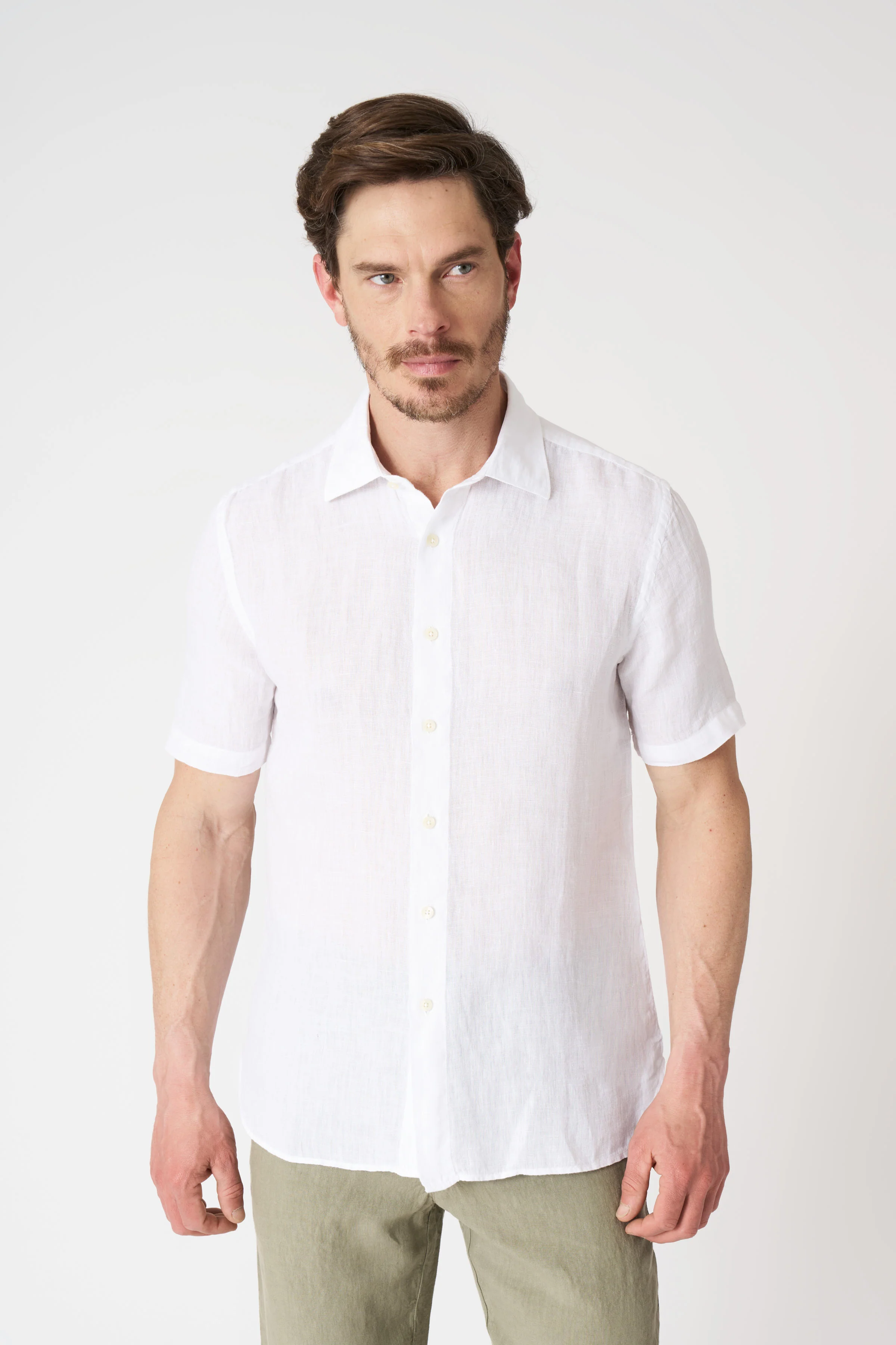 Short sleeve men shirts - Image 4