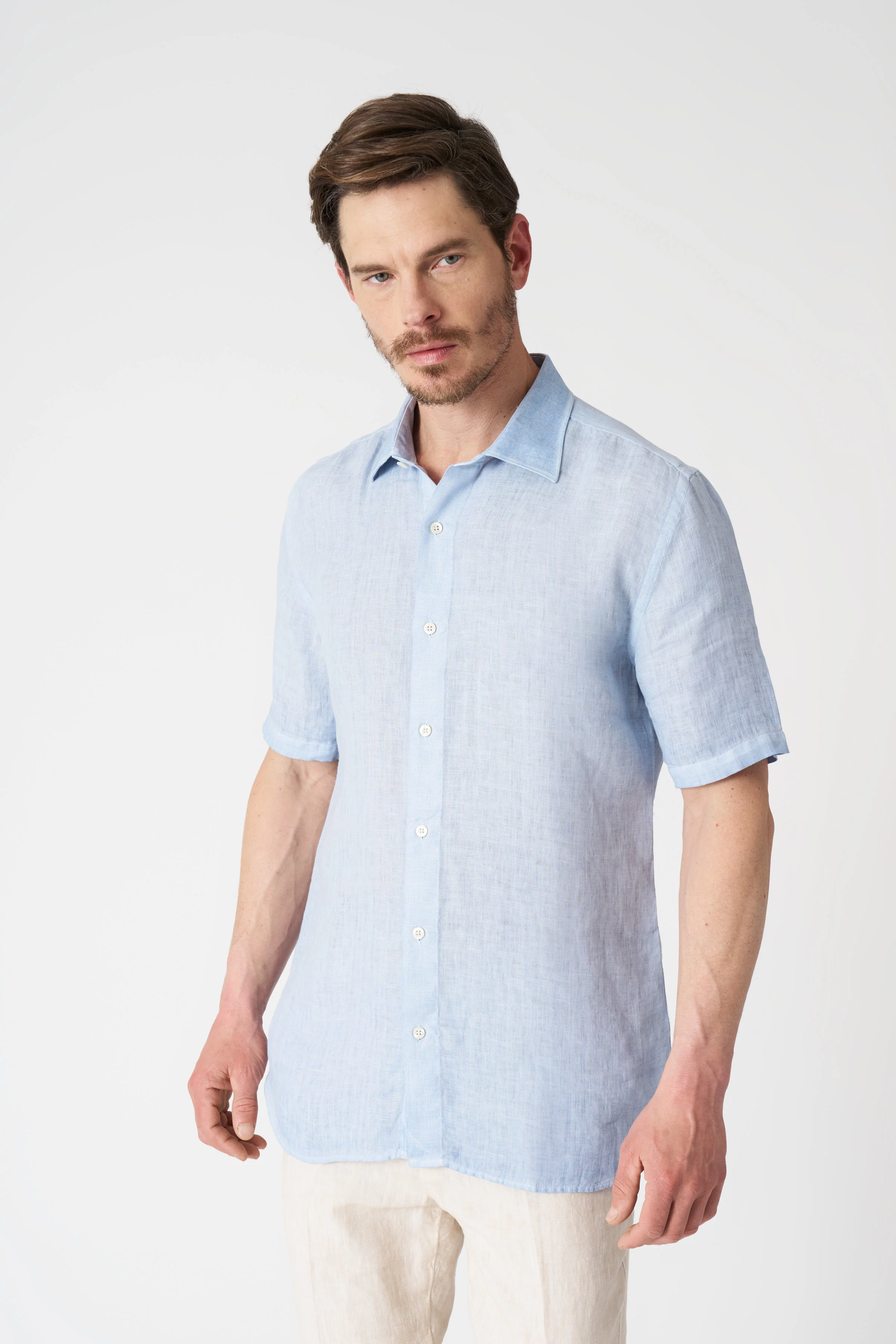 Short sleeve men shirts - Image 4