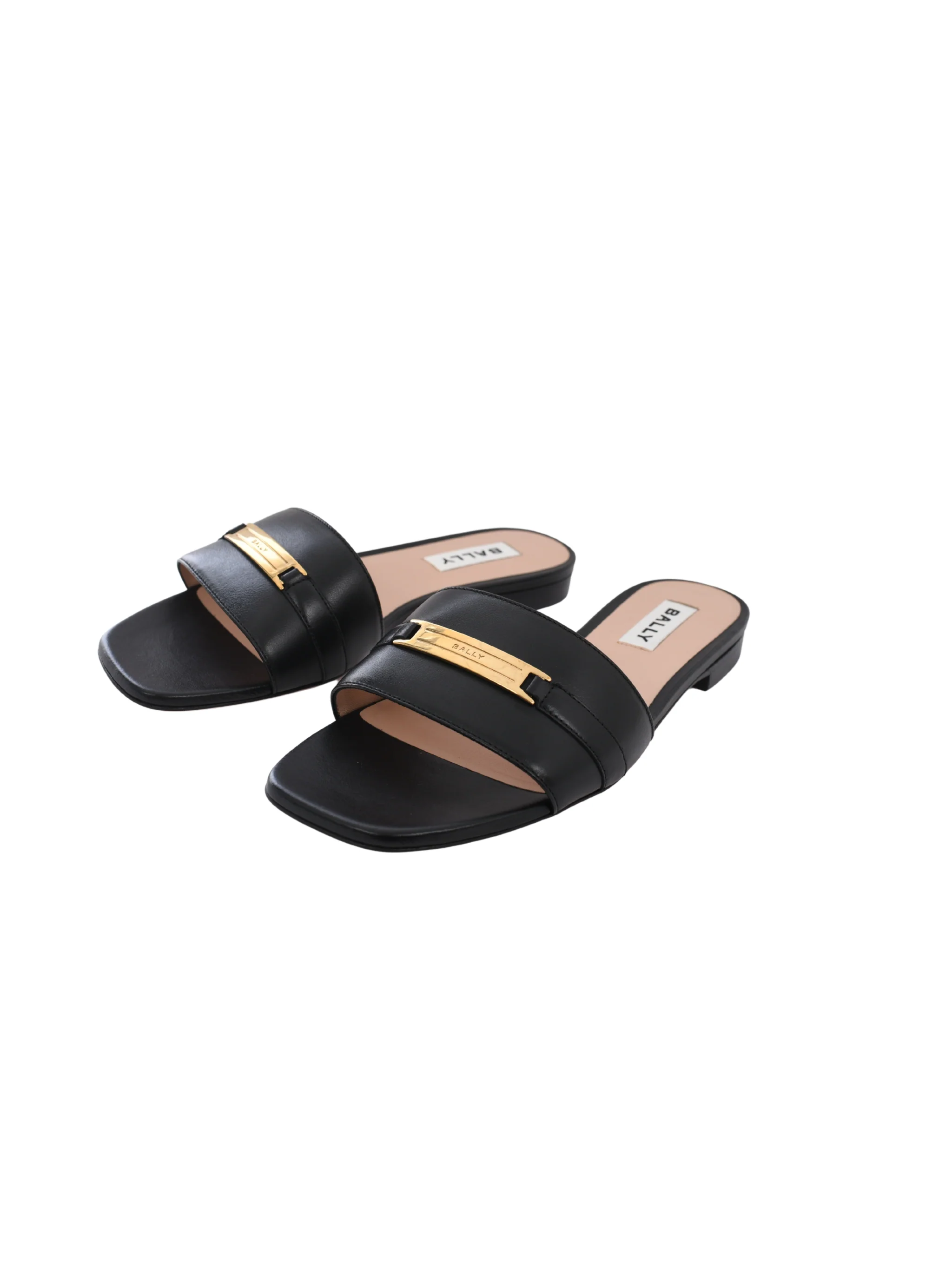 Danika bovine plain flat sandal - Image 3