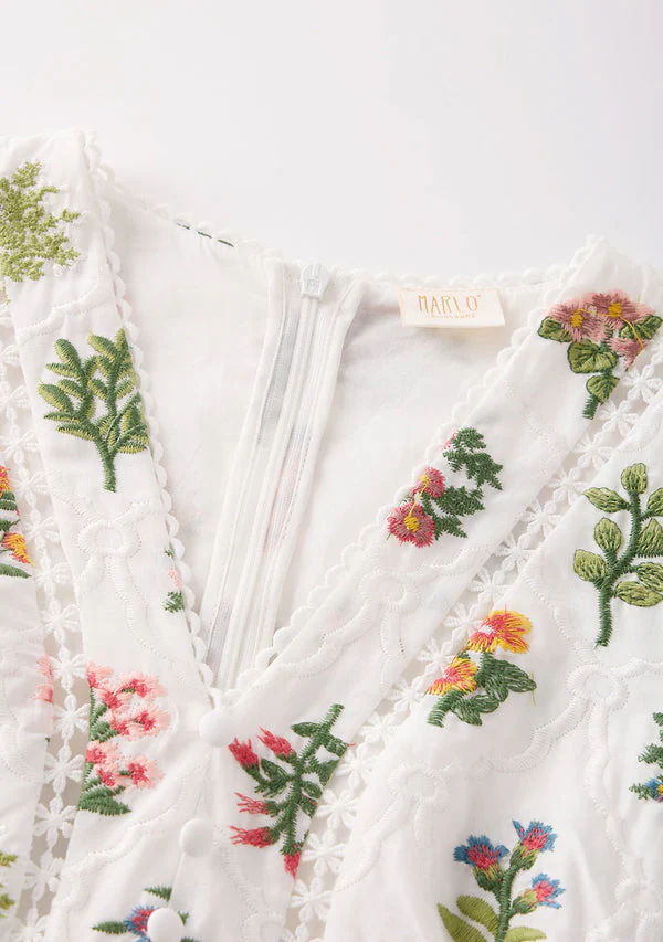 Lillian embroidered dress - Image 4