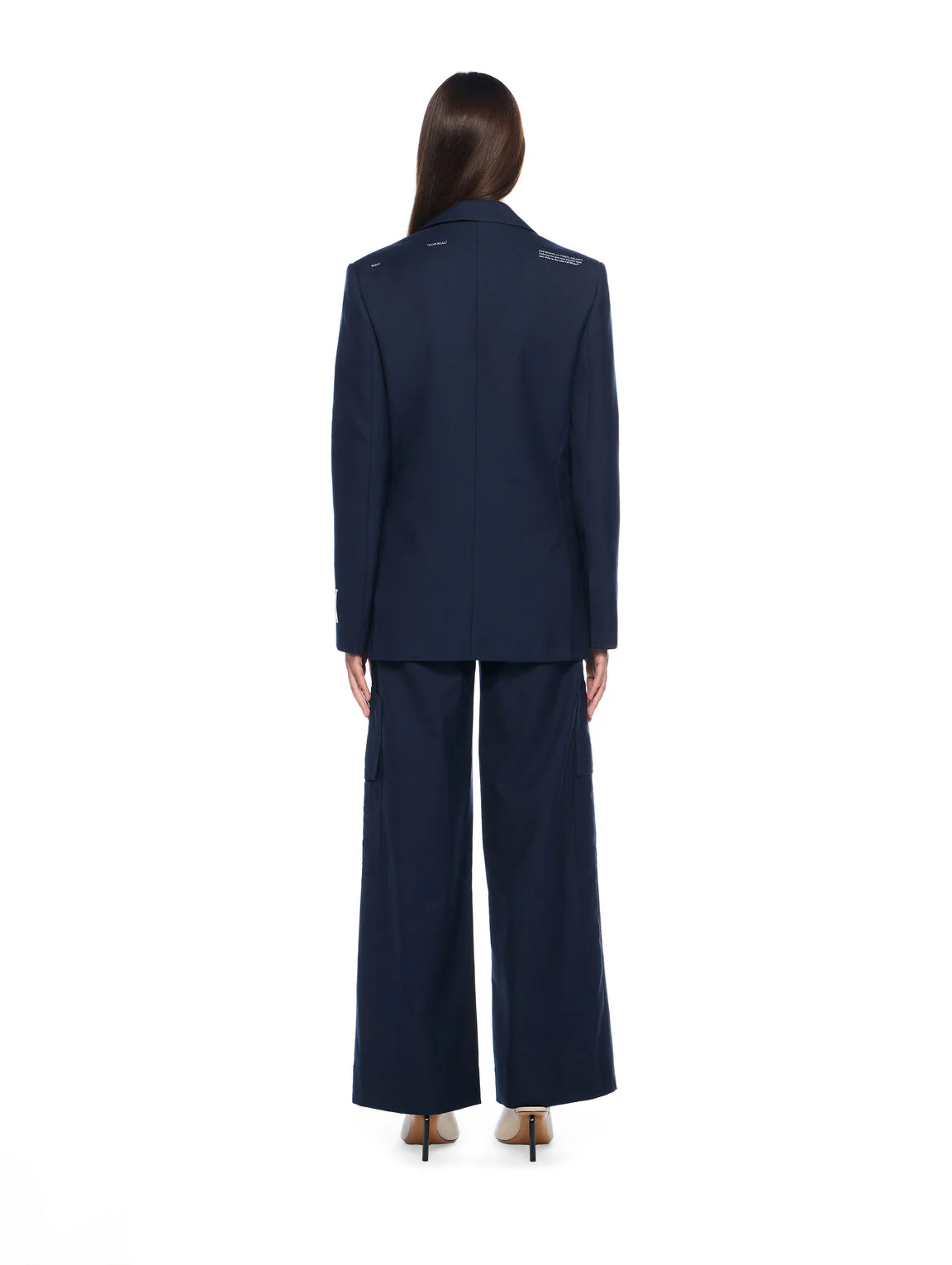 Gabardine tailoring cargo trousers - Image 4