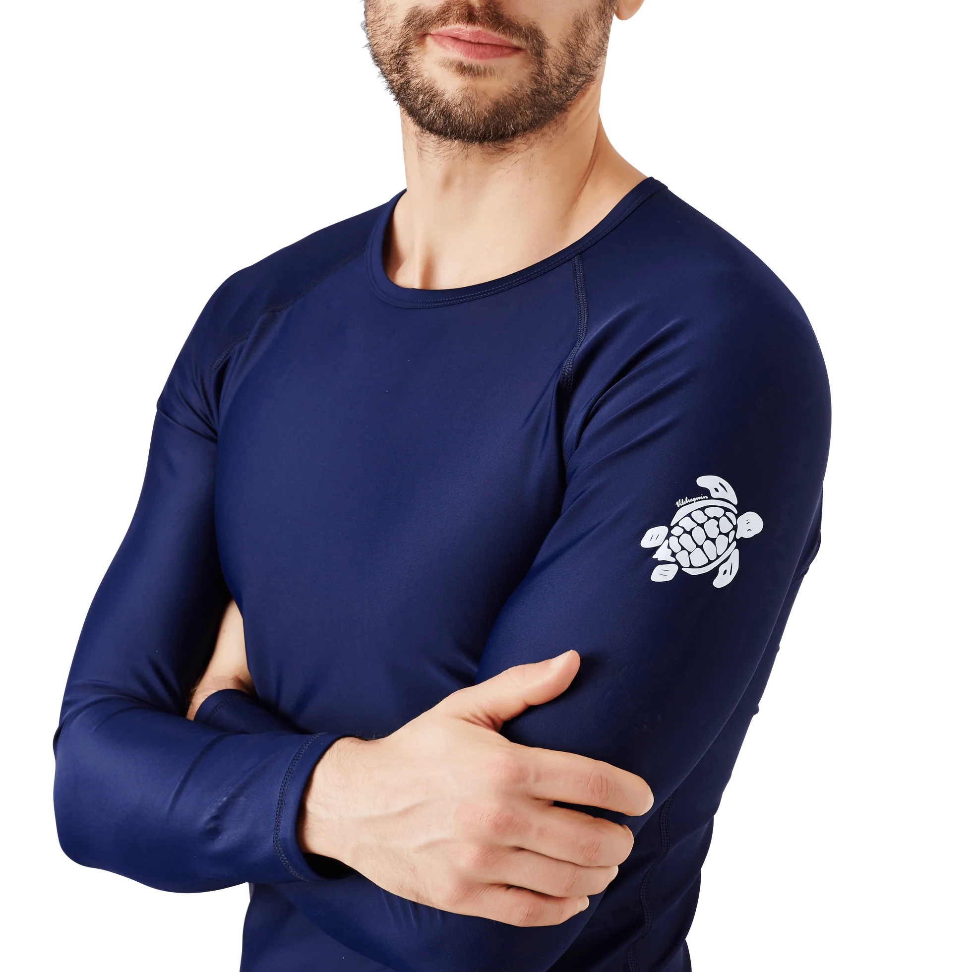 Men rashguard solid t-shirts - Image 3